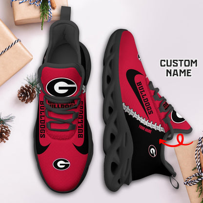 Footwearstorm Georgia Bulldogs Max Soul Shoes Sneakers For Men And Women 5
