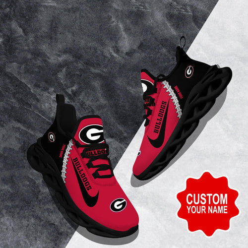 Footwearstorm Georgia Bulldogs Max Soul Shoes Sneakers For Men And Women 5