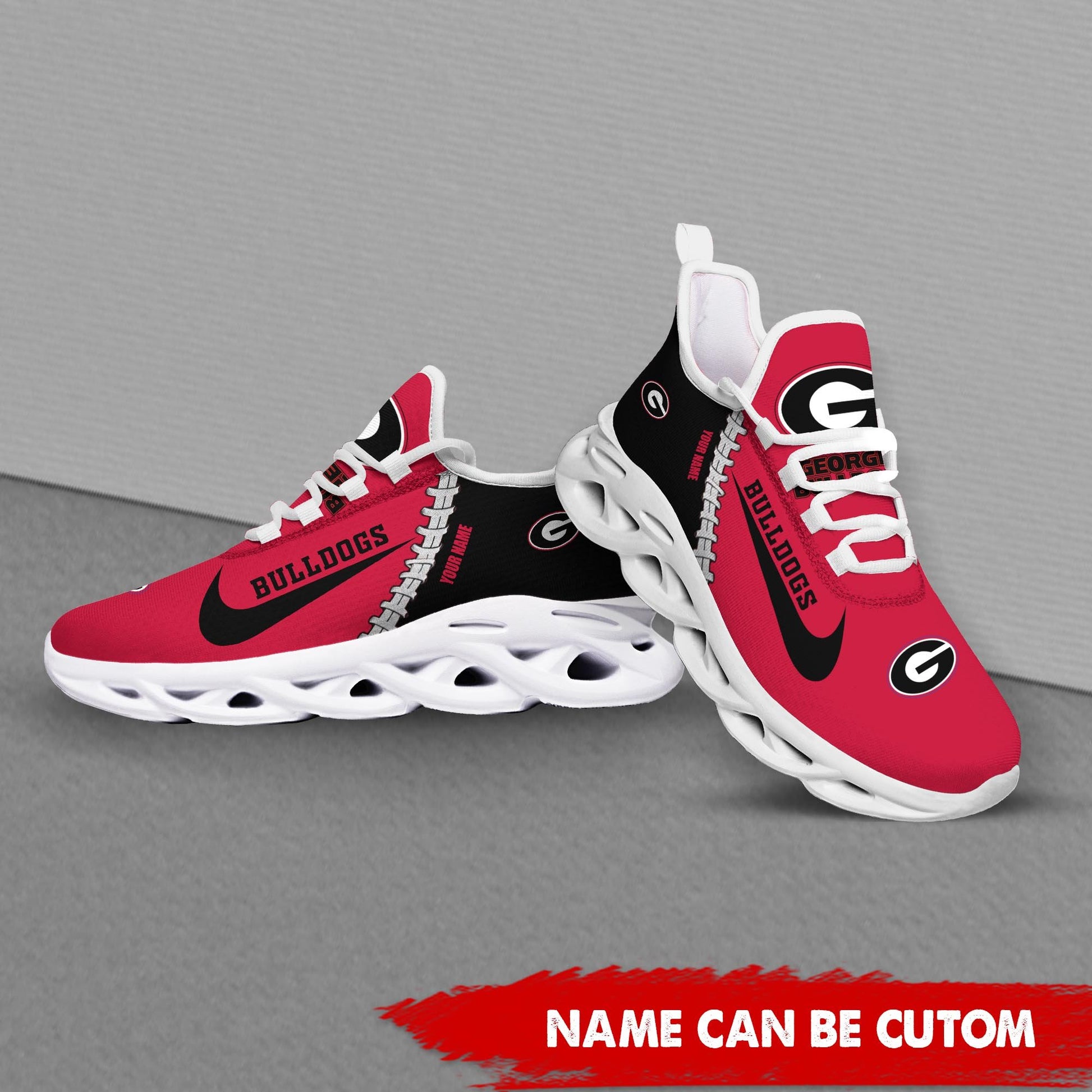 Footwearstorm Georgia Bulldogs Max Soul Shoes Sneakers For Men And Women 5