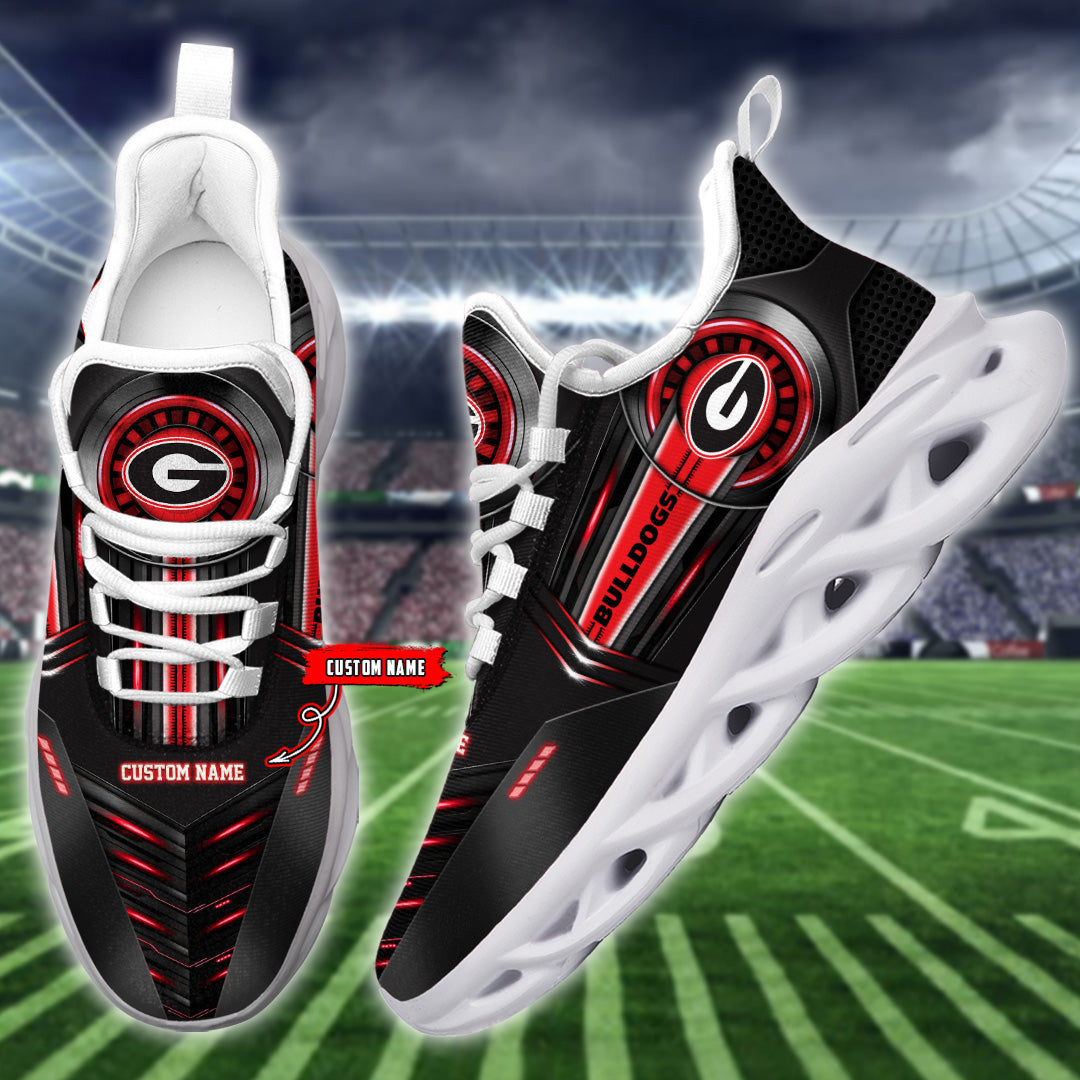 Footwearstorm Georgia Bulldogs NCAA Max Soul Shoes Sneakers For Men And Women 4