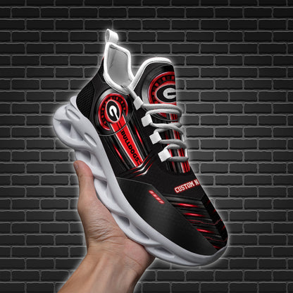 Footwearstorm Georgia Bulldogs NCAA Max Soul Shoes Sneakers For Men And Women 4