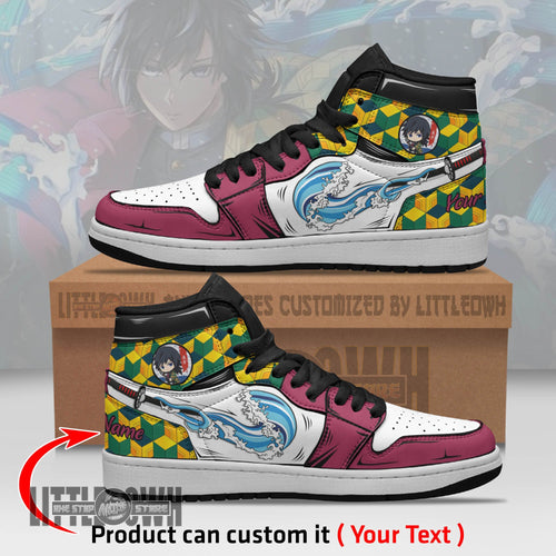 Footwearstorm Giyuu Tomioka AJ1 High Sneakers Shoes For Men And Women 1