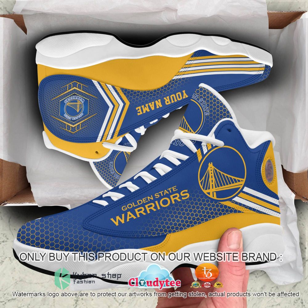 Footwearstorm Golden State Warriors AJ13 Sneakers Shoes For Men And Women 1