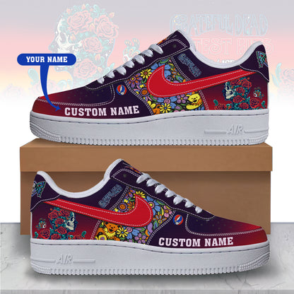 Footwearstorm Grateful Dead Air Low-Top Sneakers Shoes For Men And Women 1