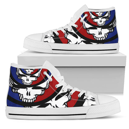 Footwearstorm Grateful Dead High Top Canvas Sneakers Shoes For Men And Women 1