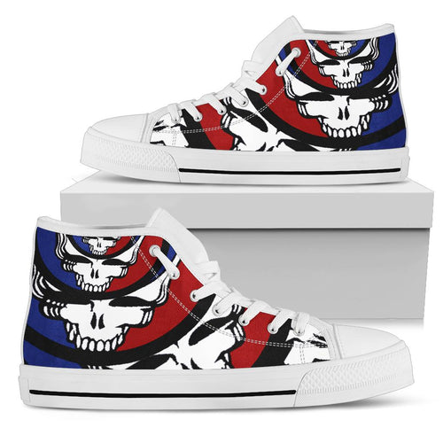 Footwearstorm Grateful Dead High Top Canvas Sneakers Shoes For Men And Women 1