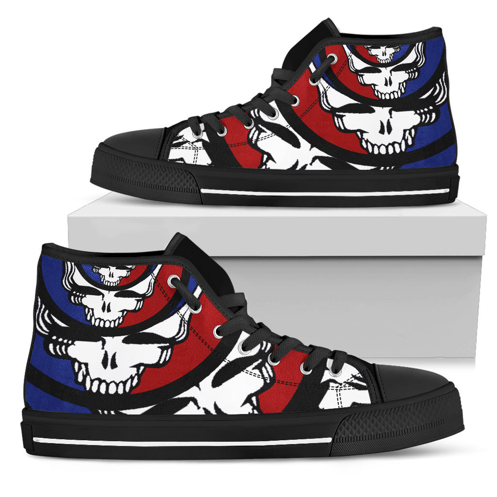 Footwearstorm Grateful Dead High Top Canvas Sneakers Shoes For Men And Women 1