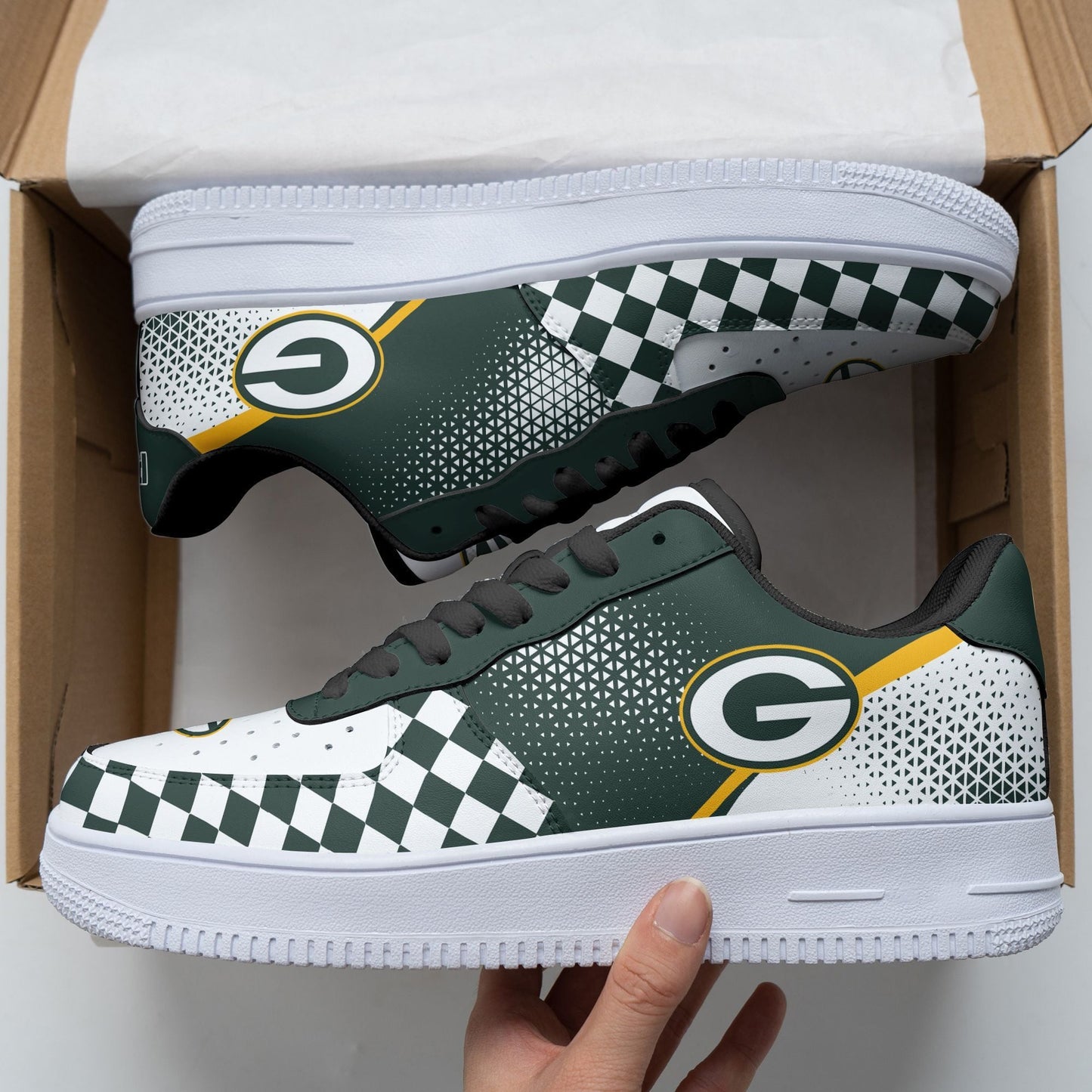 Footwearstorm Green Bay Packers Air Low-Top Sneakers Shoes For Men And Women 120584