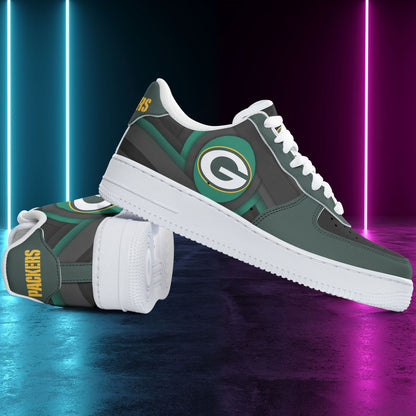 Footwearstorm Green Bay Packers Air Low-Top Sneakers Shoes For Men And Women 1205105