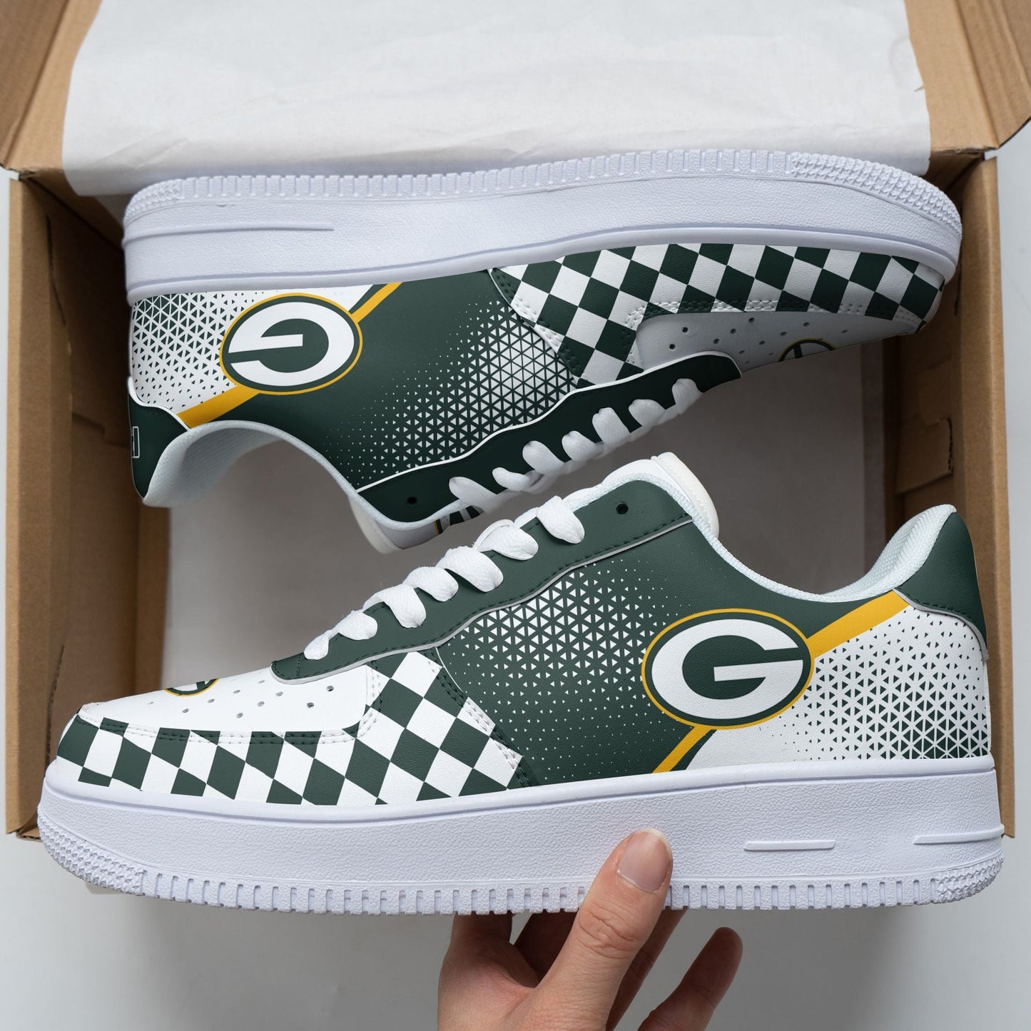 Footwearstorm Green Bay Packers Air Low-Top Sneakers Shoes For Men And Women 120584