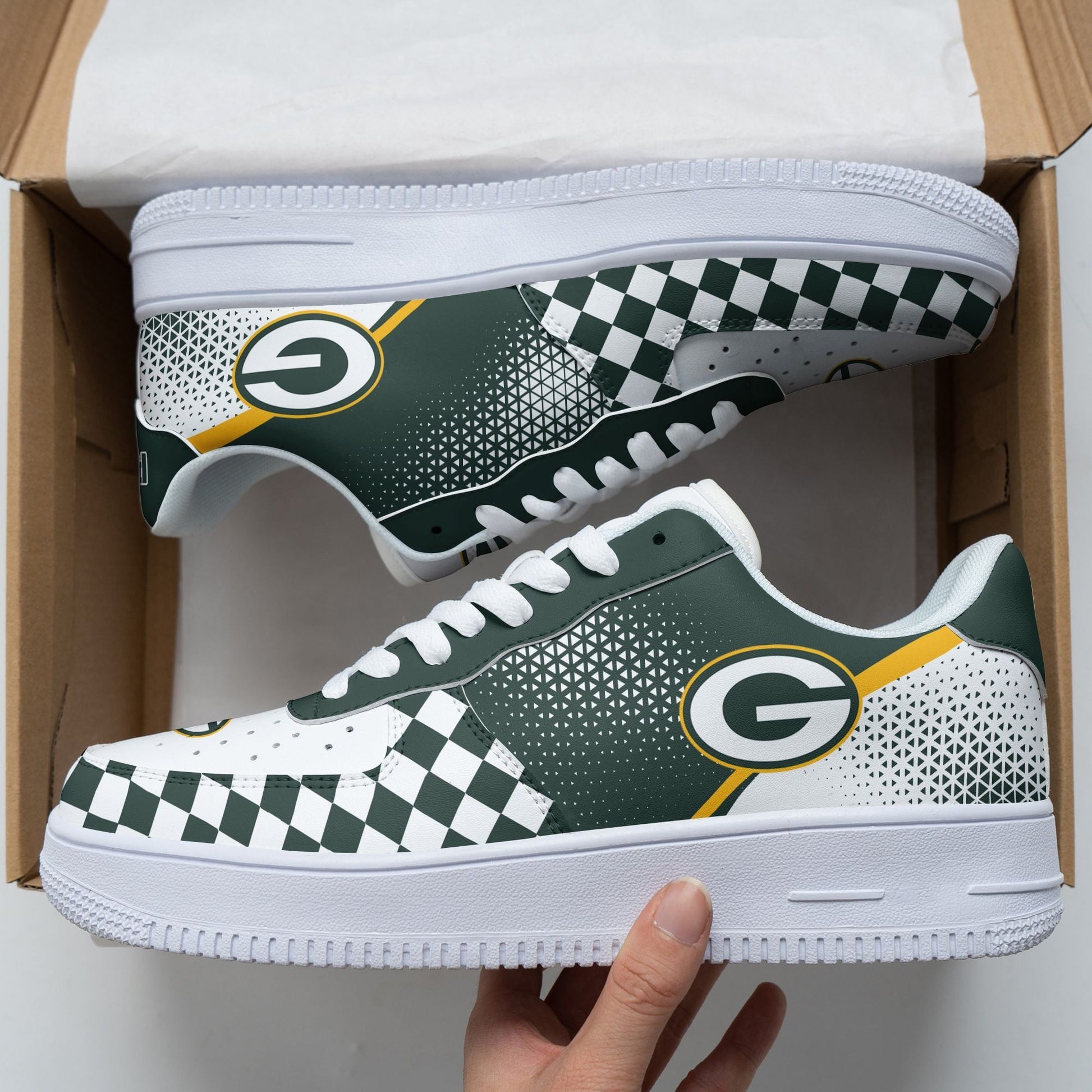 Footwearstorm Green Bay Packers Air Low-Top Sneakers Shoes For Men And Women 120584