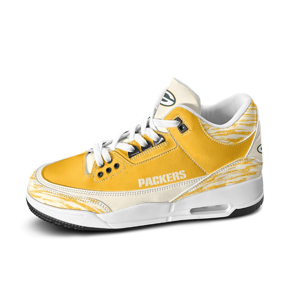 Footwearstorm Green Bay Packers AJ3 Sneakers Shoes For Men And Women