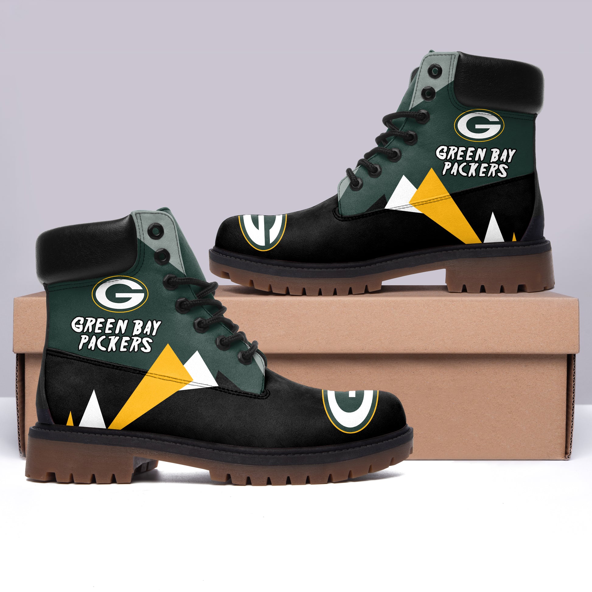 Footwearstorm Green Bay Packers Boots Shoes For Men And Women 1
