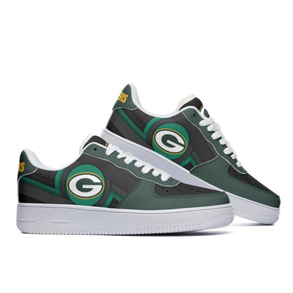 Footwearstorm Green Bay Packers NFL Air Low-Top Sneakers Shoes For Men And Women 1205290