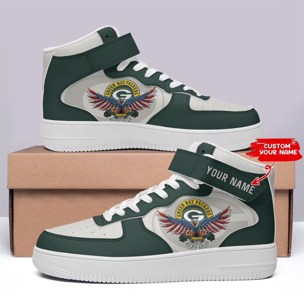 Footwearstorm Green Bay Packers NFL Air Low-Top Sneakers Shoes For Men And Women 1205528