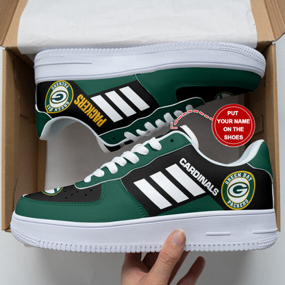 Footwearstorm Green Bay Packers NFL Air Low-Top Sneakers Shoes For Men And Women 1205275