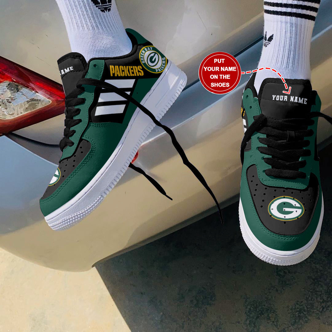 Footwearstorm Green Bay Packers NFL Air Low-Top Sneakers Shoes For Men And Women 1205794