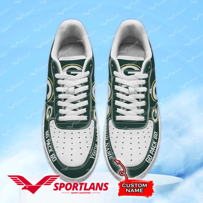 Footwearstorm Green Bay Packers NFL Air Low-Top Sneakers Shoes For Men And Women 1205774