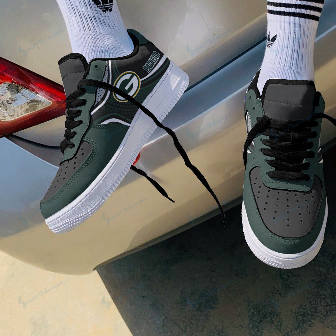Footwearstorm Green Bay Packers NFL Air Low-Top Sneakers Shoes For Men And Women 1205784