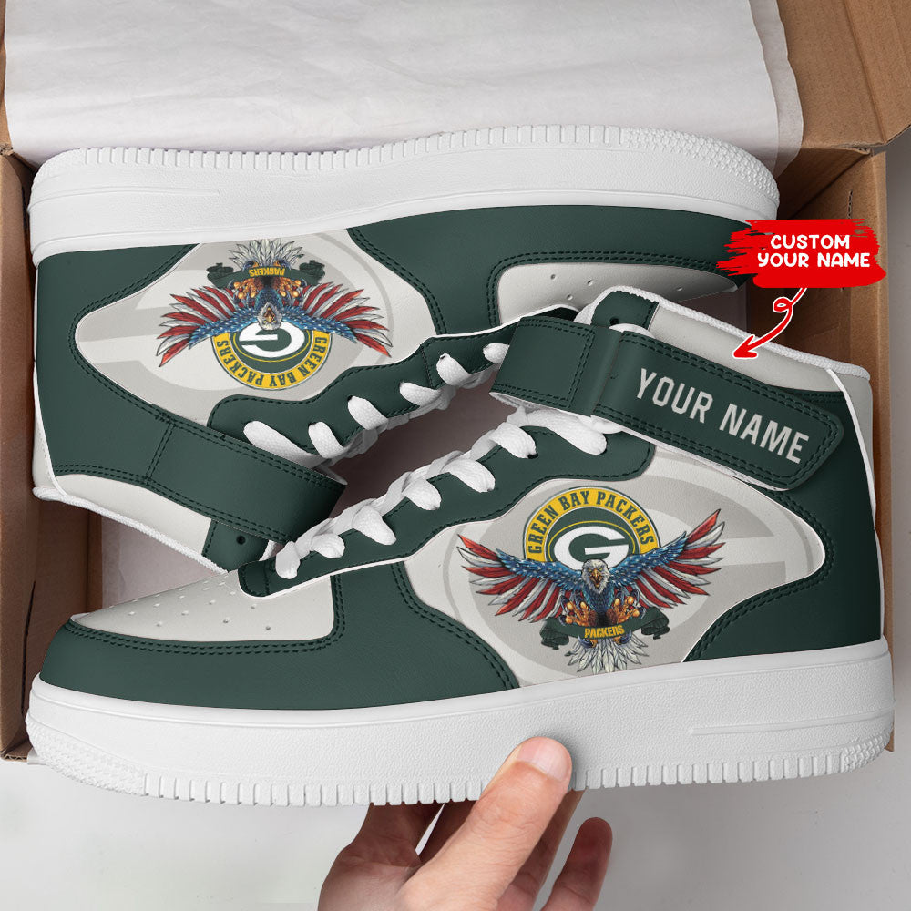 Footwearstorm Green Bay Packers NFL Air Low-Top Sneakers Shoes For Men And Women 1205528
