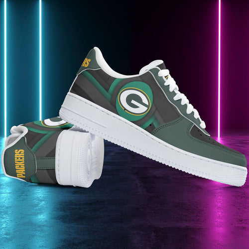 Footwearstorm Green Bay Packers NFL Air Low-Top Sneakers Shoes For Men And Women 1205290