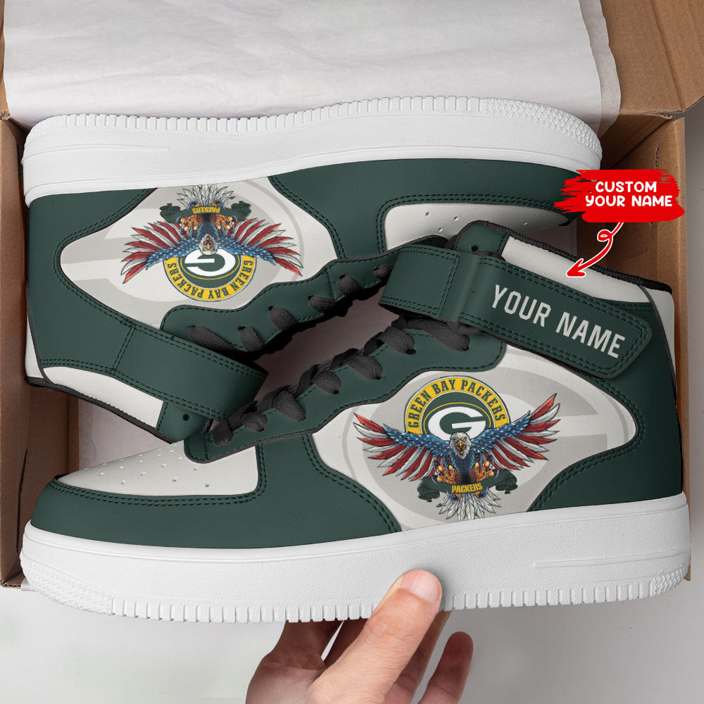Footwearstorm Green Bay Packers NFL Air Low-Top Sneakers Shoes For Men And Women 1205528
