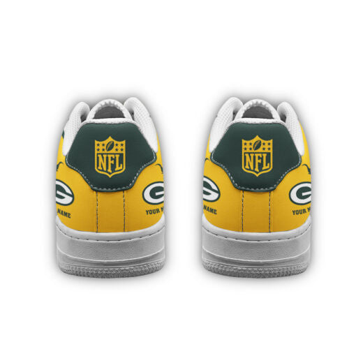 Footwearstorm Green Bay Packers NFL Air Low-Top Sneakers Shoes For Men And Women 1205781