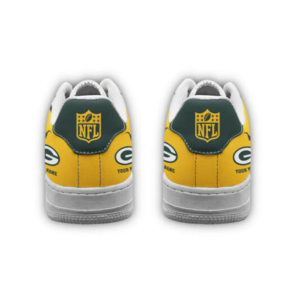 Footwearstorm Green Bay Packers NFL Air Low-Top Sneakers Shoes For Men And Women 1205781
