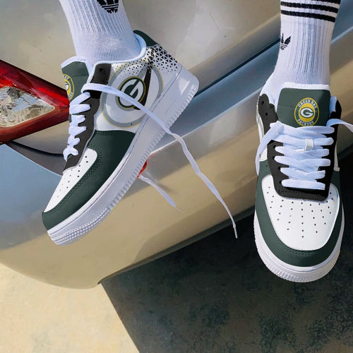 Footwearstorm Green Bay Packers NFL Air Low-Top Sneakers Shoes For Men And Women 1205283