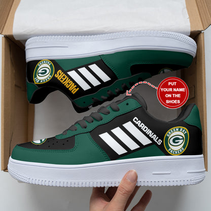 Footwearstorm Green Bay Packers NFL Air Low-Top Sneakers Shoes For Men And Women 1205794