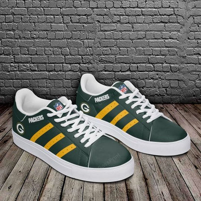 Footwearstorm Green Bay Packers Skate Stan Shoes Sneakes For Men And Women 1