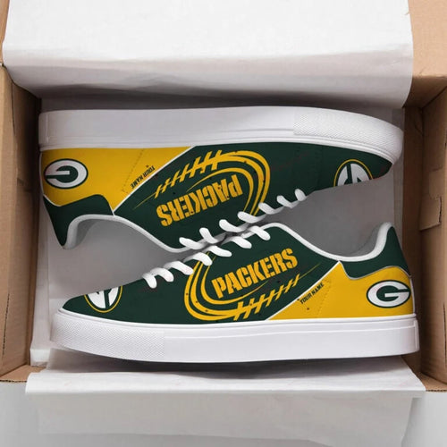 Footwearstorm Green Bay Packers Skate Stan Shoes Sneakes For Men And Women 4