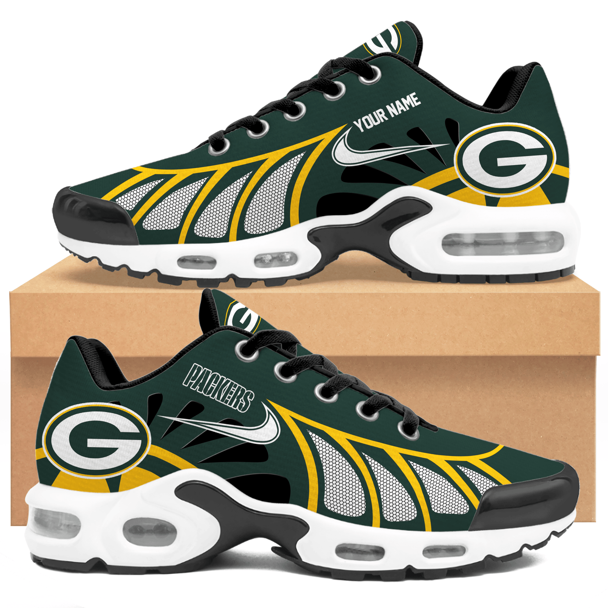 Footwearstorm Green Bay Packers TN Shoes Sneakers For Men And Women 8