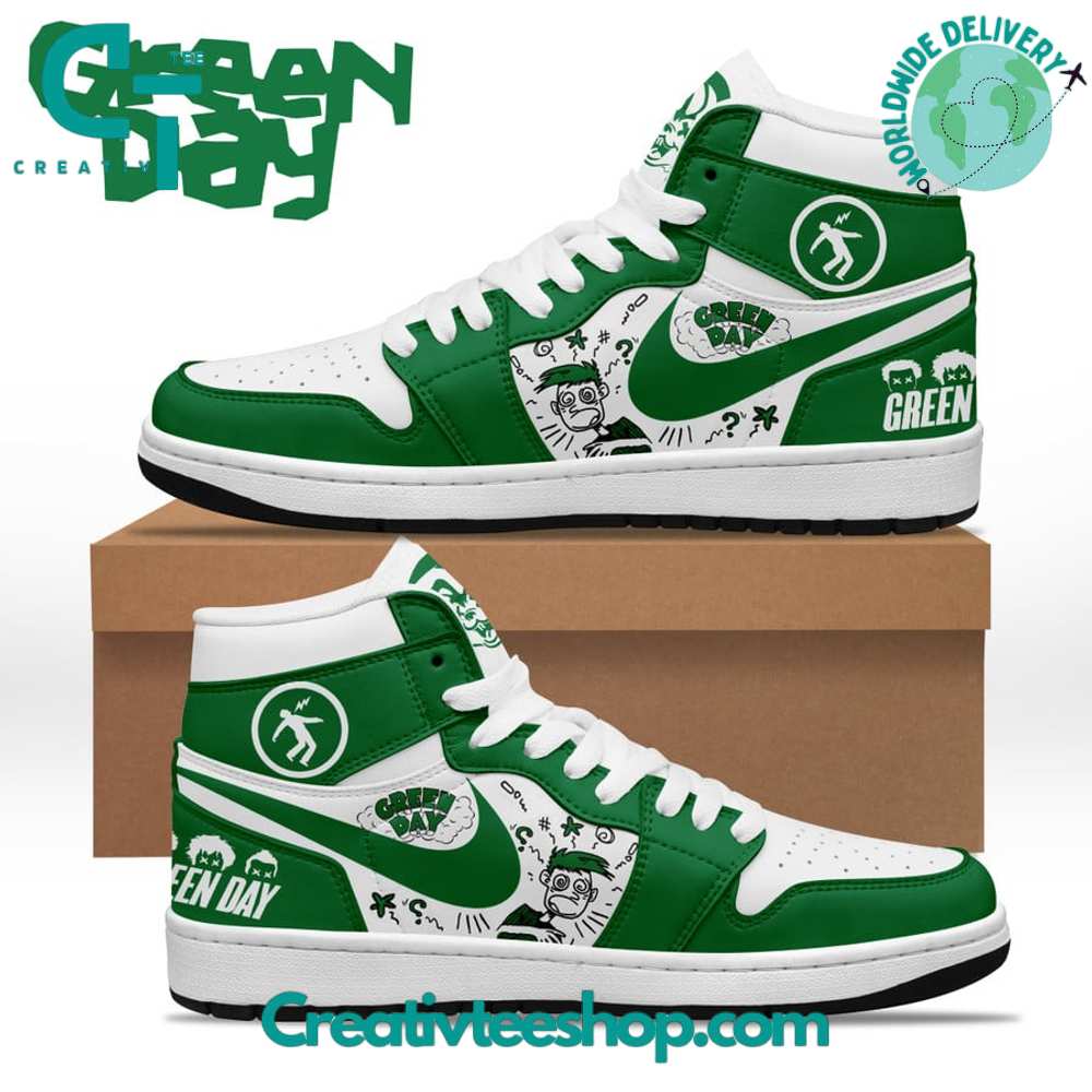 Footwearstorm Green Day  AJ1 High Sneakers Shoes For Men And Women 1