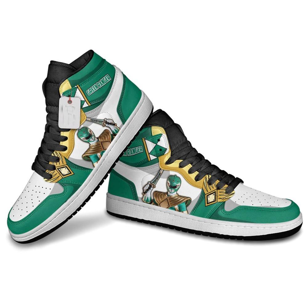 Footwearstorm Green Ranger AJ1 High Sneakers Shoes For Men And Women 1