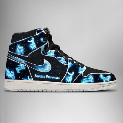 Footwearstorm Harry Potter Expecto Patronum AJ1 High Sneakers Shoes For Men And Women 1