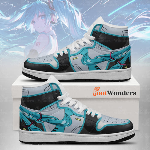 Footwearstorm Hatsune Miku AJ1 High Sneakers Shoes For Men And Women 1