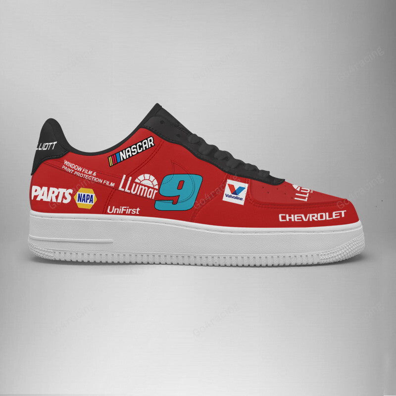 Footwearstorm Hendrick Motorsports Chase Elliott Air Low-Top Sneakers Shoes For Men And Women 1