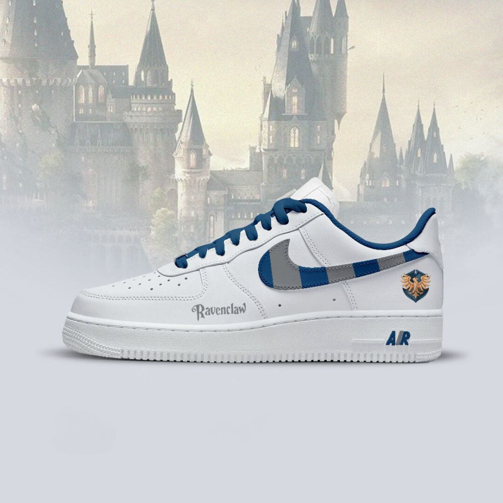 Footwearstorm Hogwart White Ravenclaw Air Low-Top Sneakers Shoes For Men And Women 1