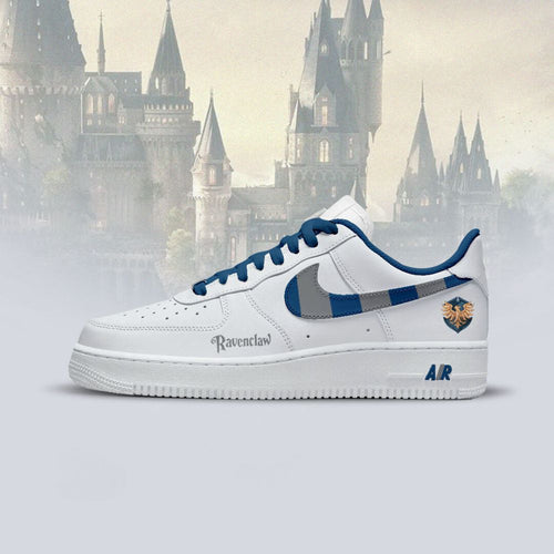 Footwearstorm Hogwart White Ravenclaw Air Low-Top Sneakers Shoes For Men And Women 1