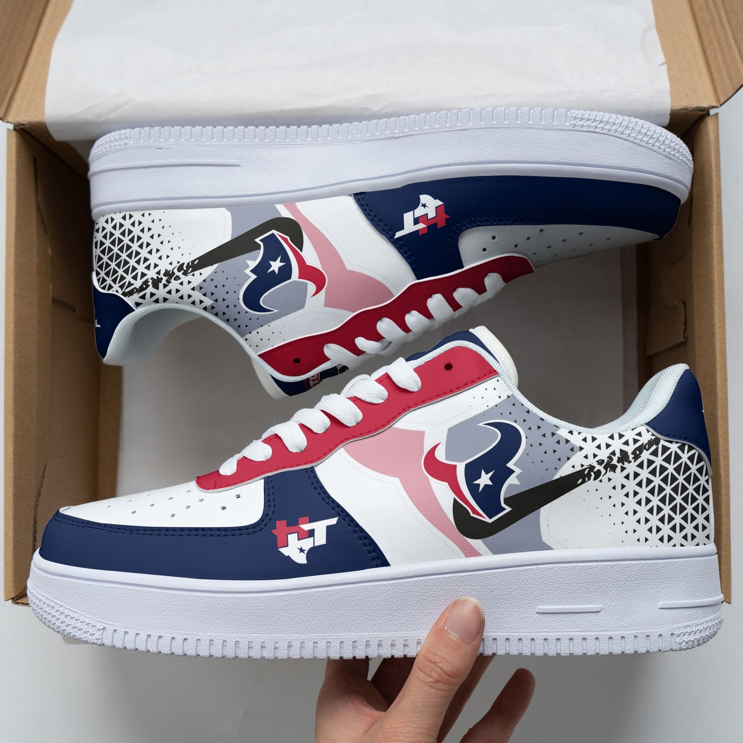 Footwearstorm Houston Texans NFL Air Low-Top Sneakers Shoes For Men And Women 1205365