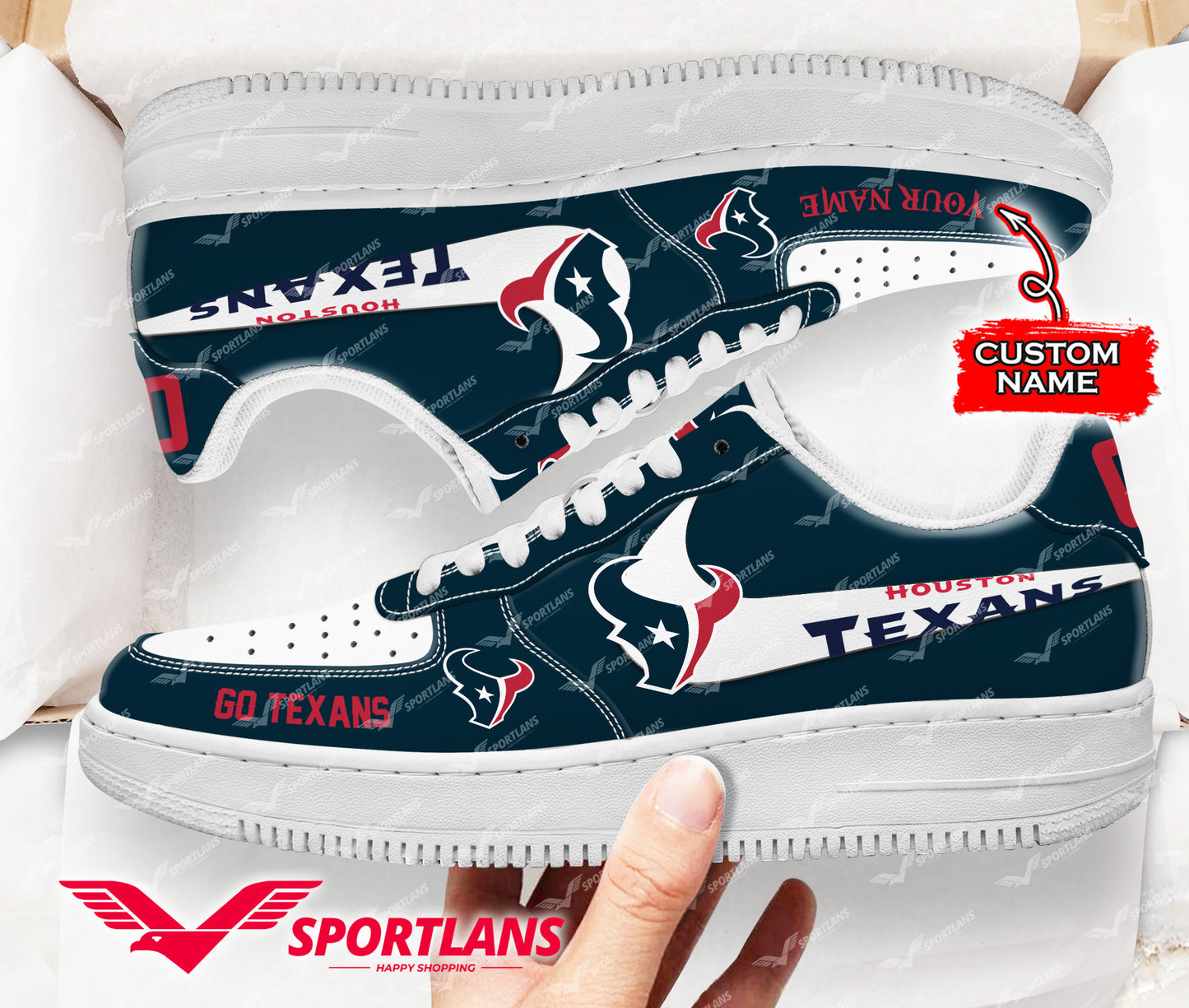 Footwearstorm Houston Texans NFL Air Low-Top Sneakers Shoes For Men And Women 1205701