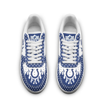 Footwearstorm Indianapolis Colts NFL Air Low-Top Sneakers Shoes For Men And Women 1205703