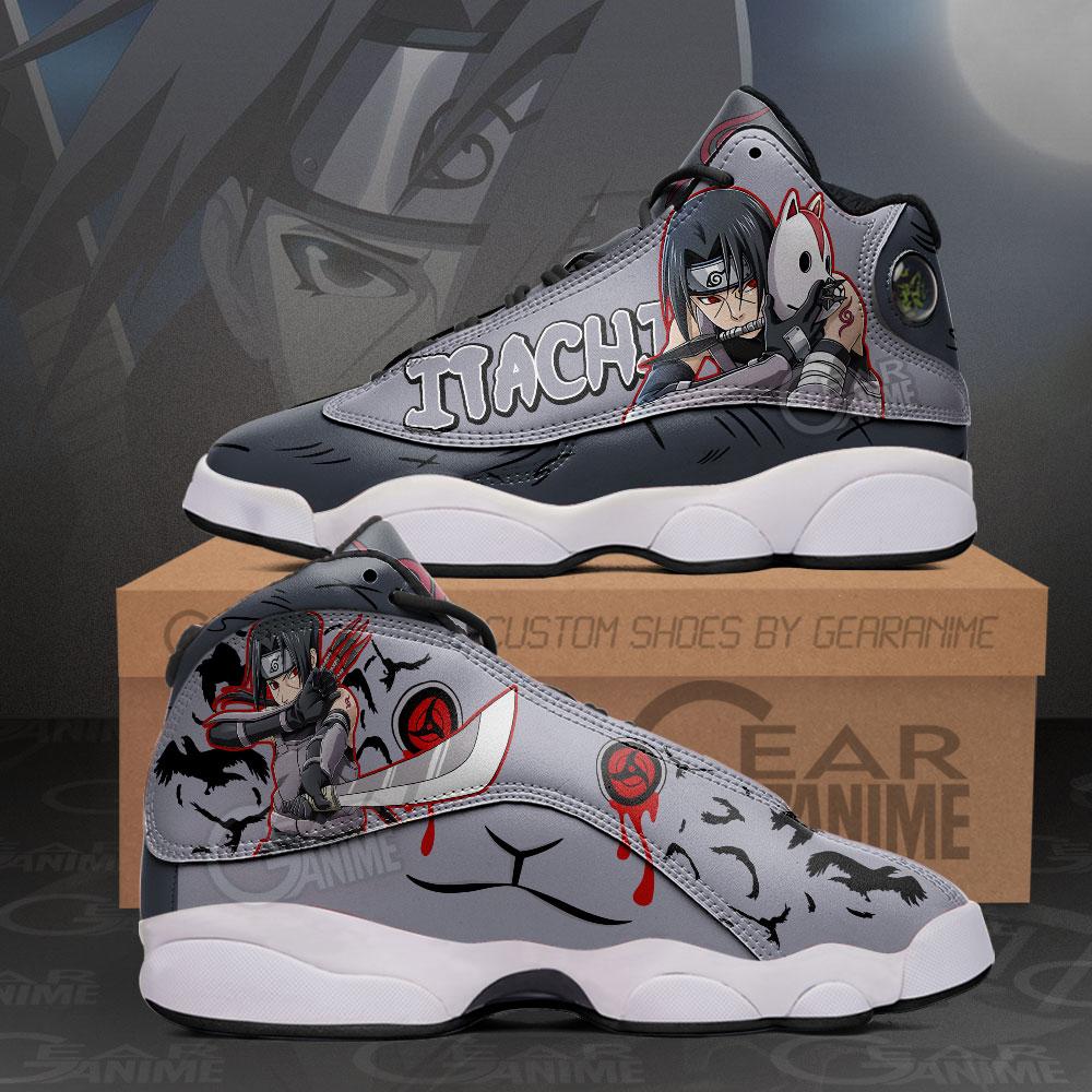 Footwearstorm Itachi Uchiha AJ13 Sneakers Shoes For Men And Women 1