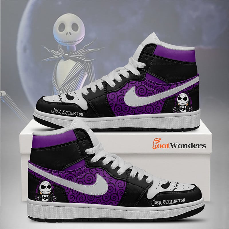 Footwearstorm Jack Skellington AJ1 High Sneakers Shoes For Men And Women 1