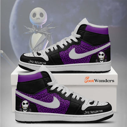 Footwearstorm Jack Skellington AJ1 High Sneakers Shoes For Men And Women 1