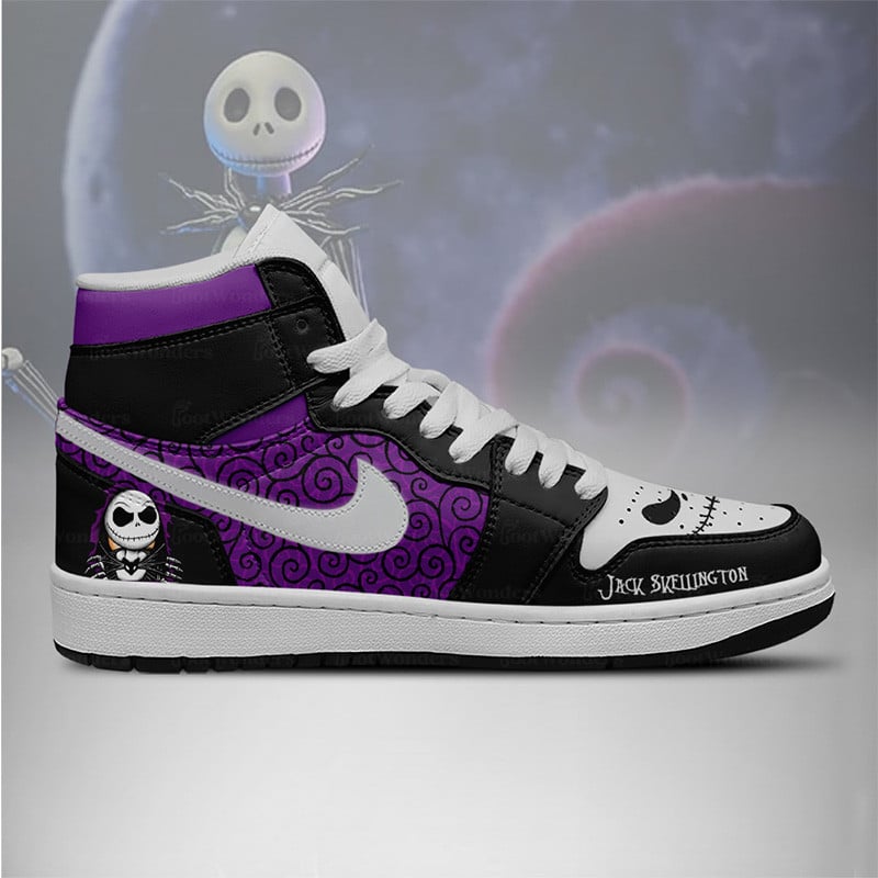 Footwearstorm Jack Skellington AJ1 High Sneakers Shoes For Men And Women 1