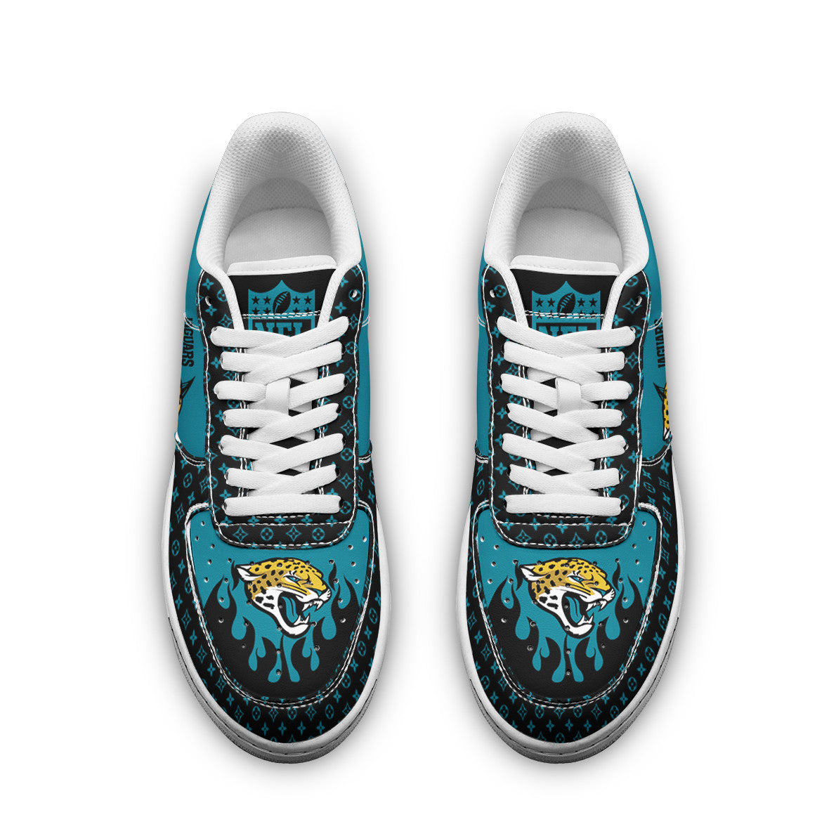 Footwearstorm Jacksonville Jaguars NFL Air Low-Top Sneakers Shoes For Men And Women 1205706
