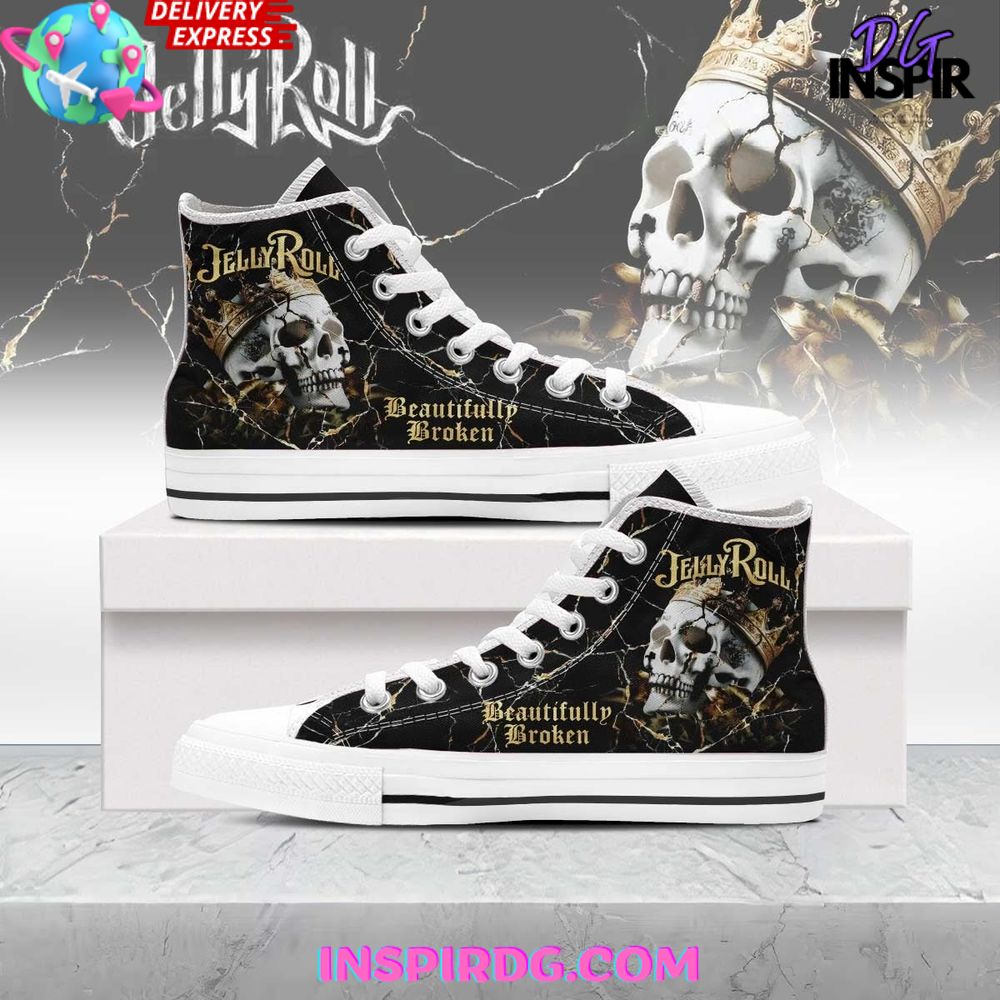 Footwearstorm Jelly Roll High Top Canvas Sneakers Shoes For Men And Women 1