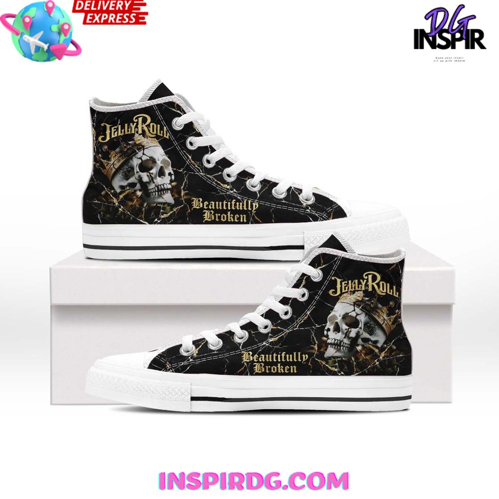 Footwearstorm Jelly Roll High Top Canvas Sneakers Shoes For Men And Women 1